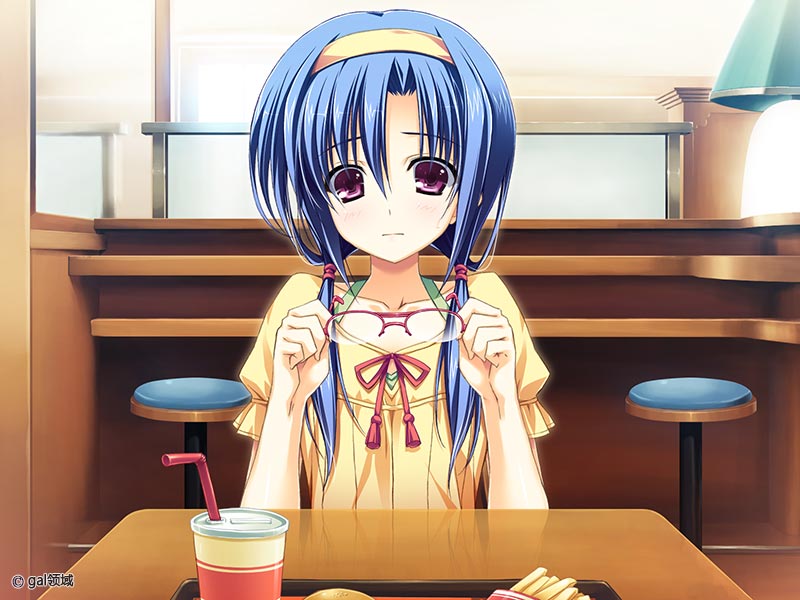 光輪の町、ラベンダーの少女